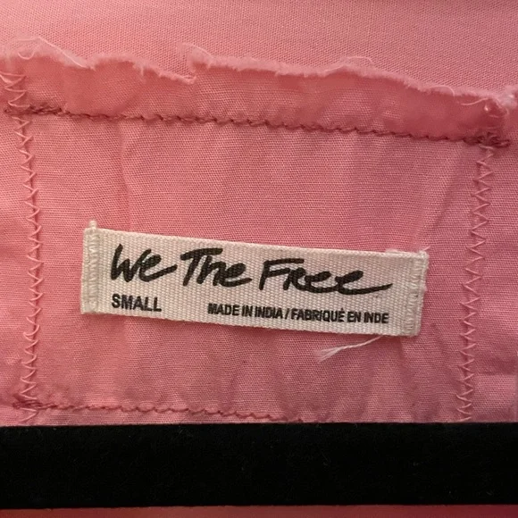 We The Free Pink Button Down Shirt - Picture 2 of 8